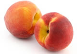 Peaches high fiber content will make you fell full