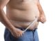Man with high bmi and excess belly fat