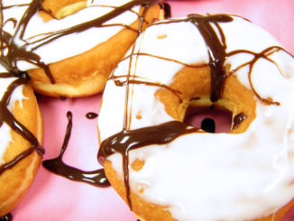 Doughnuts with glazed icing