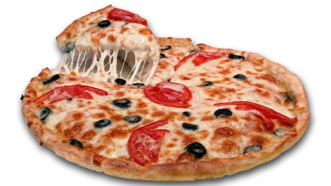 Large slice of pizza