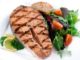 High protein salmon steak