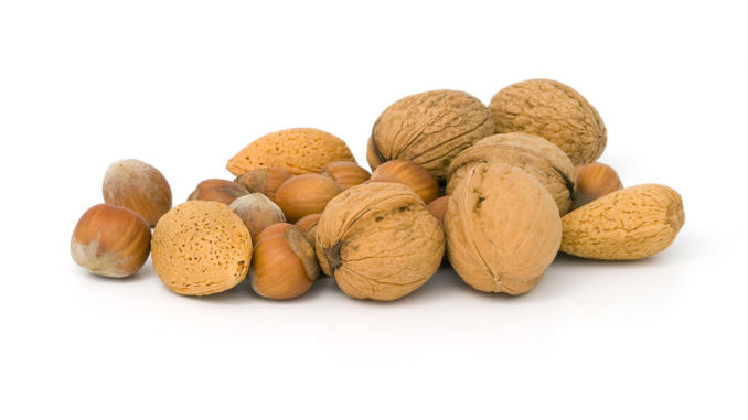 Several walnuts