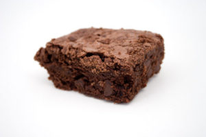 High protein chocolate brownie