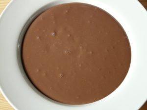 High protein whey chocolate pudding