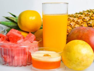 Mixture of Different Fruits Used For Making Fruits Juices