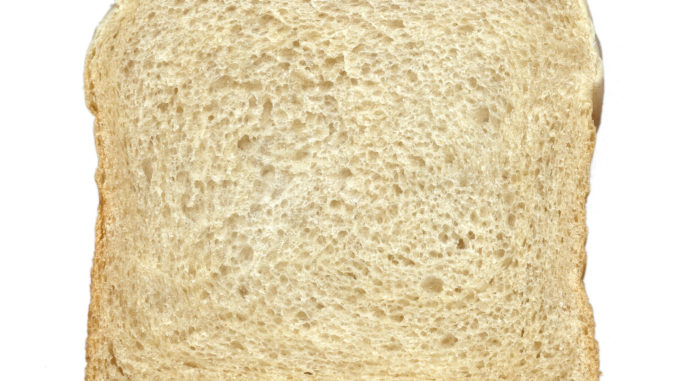 Slice of white bread