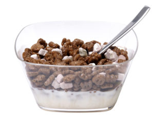 Cereal will increase your sugar levels too much before bed time