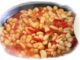 Bowl of lentil soup and vegetables